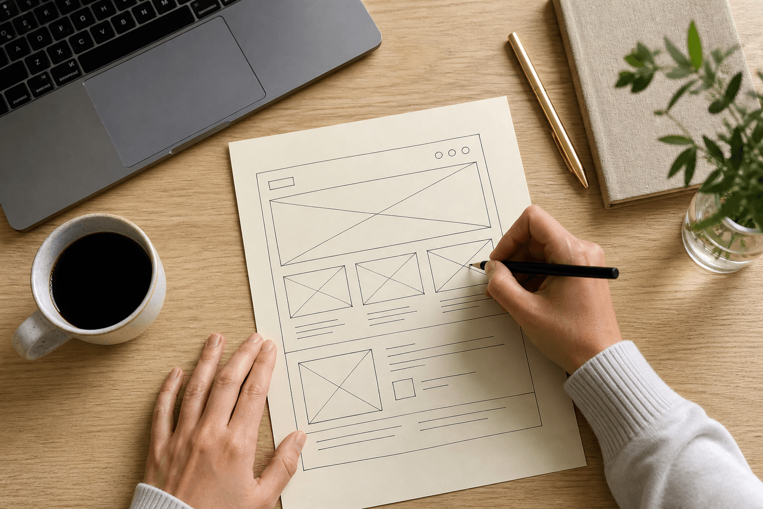 Website design in progress